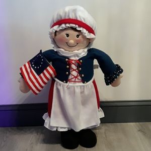 26" Betsy Ross Doll USA Flag Decor Party America